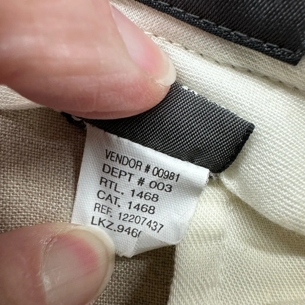 Eddie‎ Bauer Mens Linen Pants 38 Pleated Beige Tan
